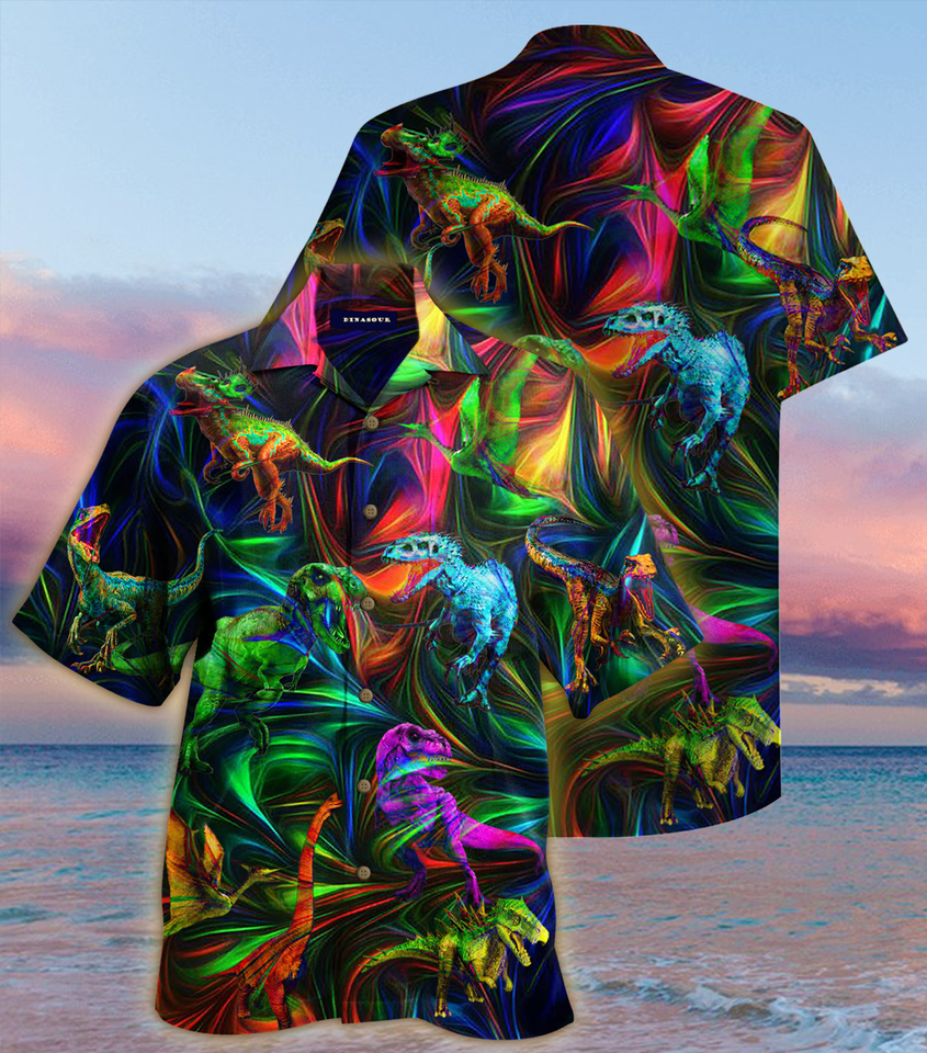 Dinosaur fantasy hawaiian shirt2