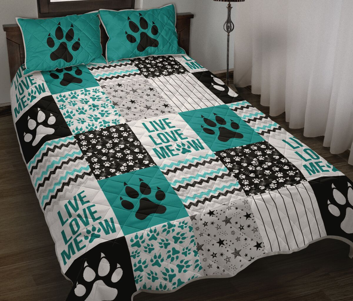 Cat live love meow quilt – LIMITED EDITION
