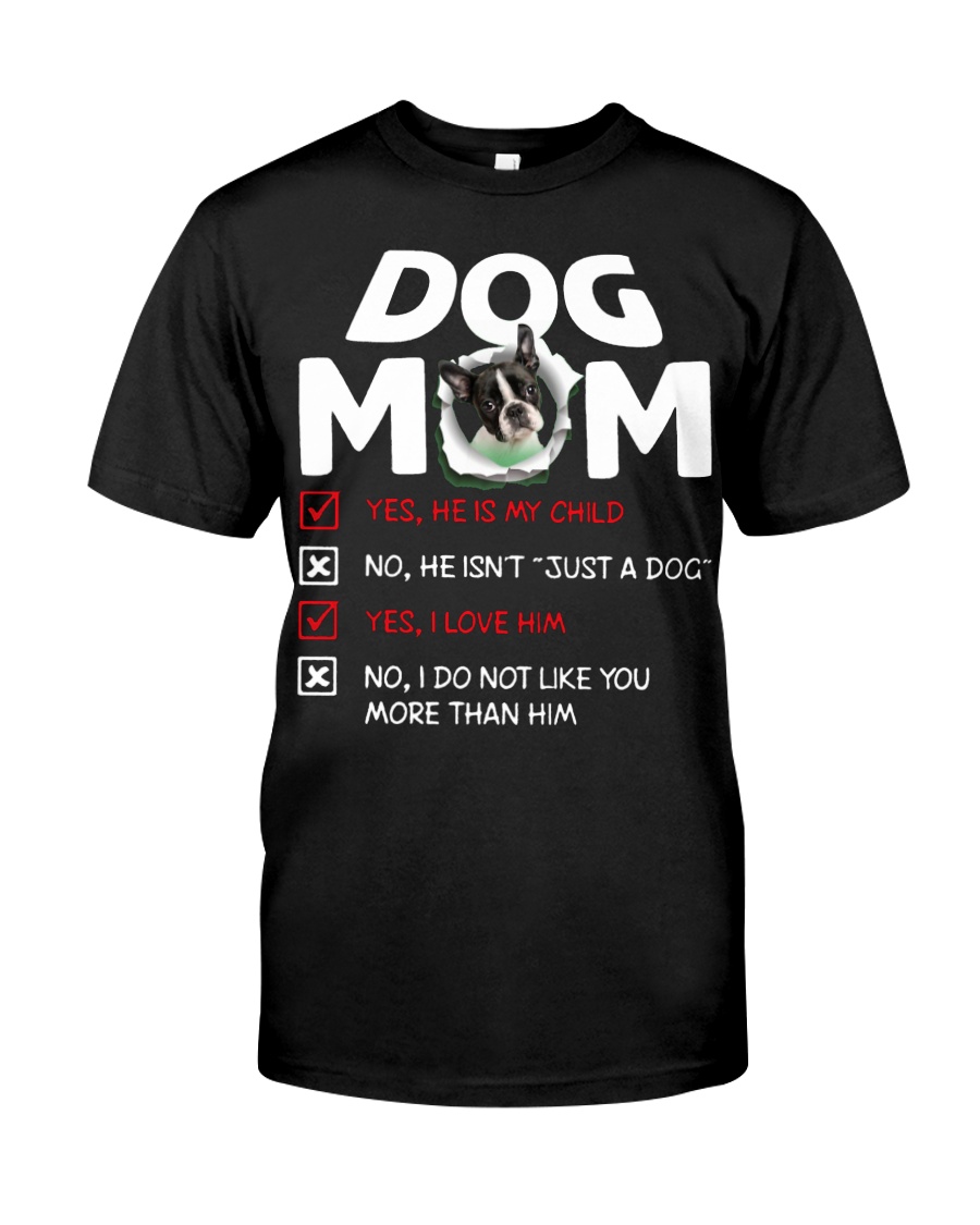 Boston Terrier Dog mom shirt