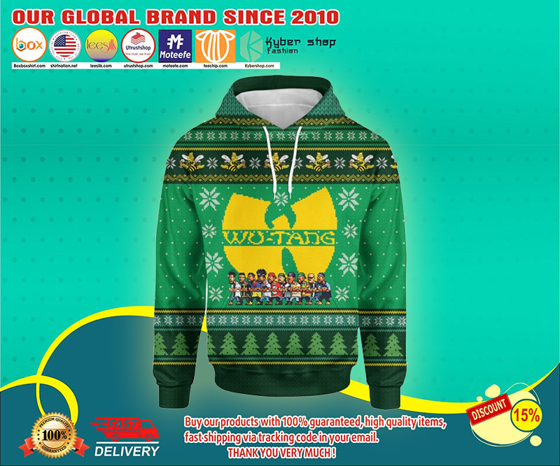 Wutang clan 3d over print hoodie 3
