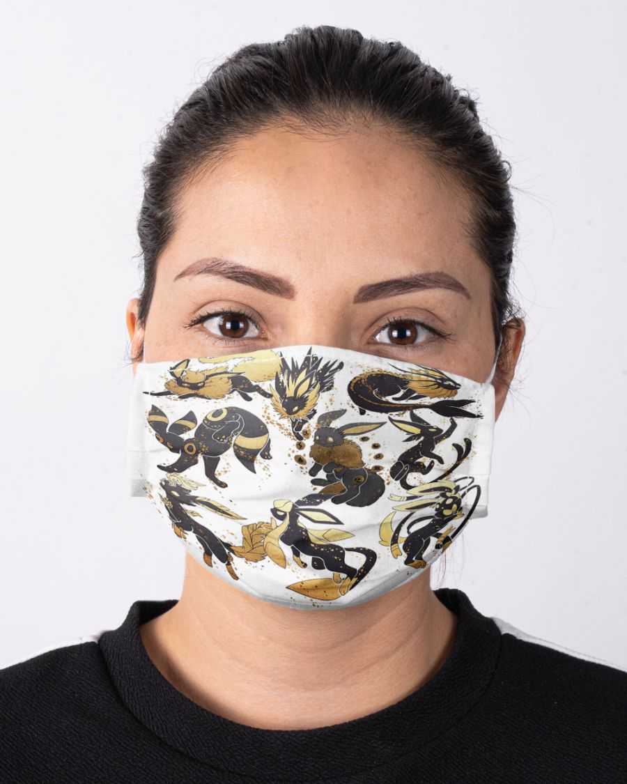 Pokemon all eevees face mask girl 2