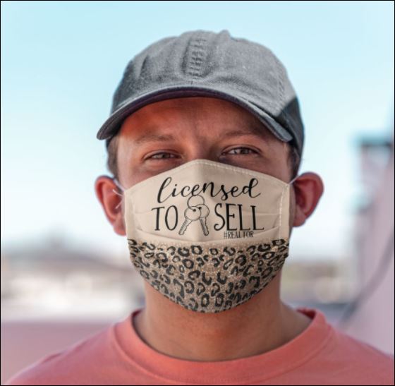 Licensed to keysell realtor face mask