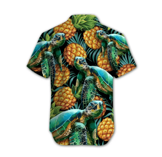 Eddora Turtle Pineapple Hawaiian Shirt