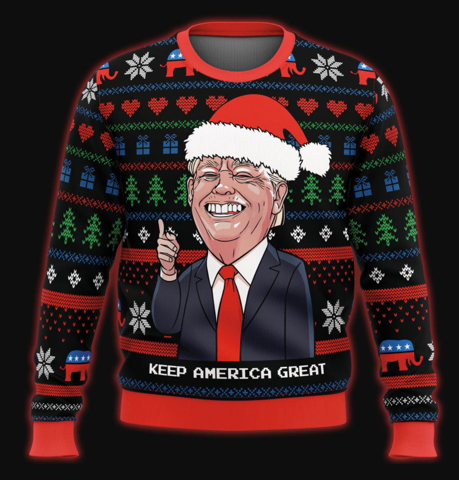 Trump keep America great ugly sweater