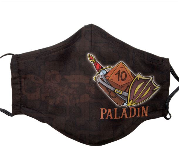 Dungeons And Dragons Paladin face mask