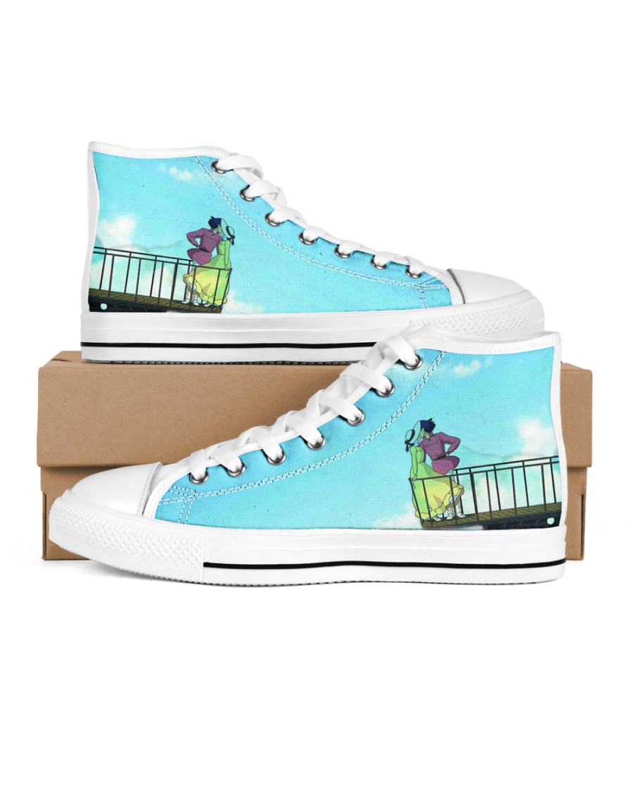 Howls Moving Castle High Top Shoes