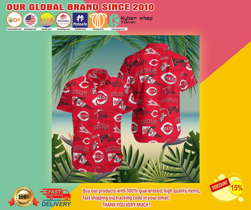 Cincinnati reds hawaiian shirt2