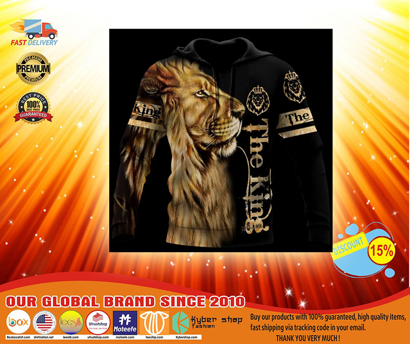Lion King the king 3d hoodie3