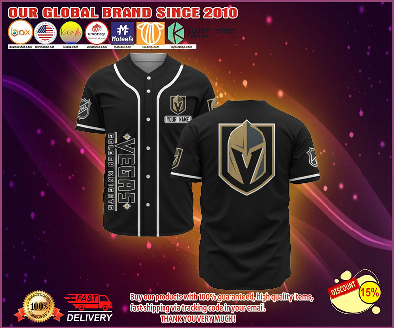 Vegas Golden Knights baseball jersey shirt 1