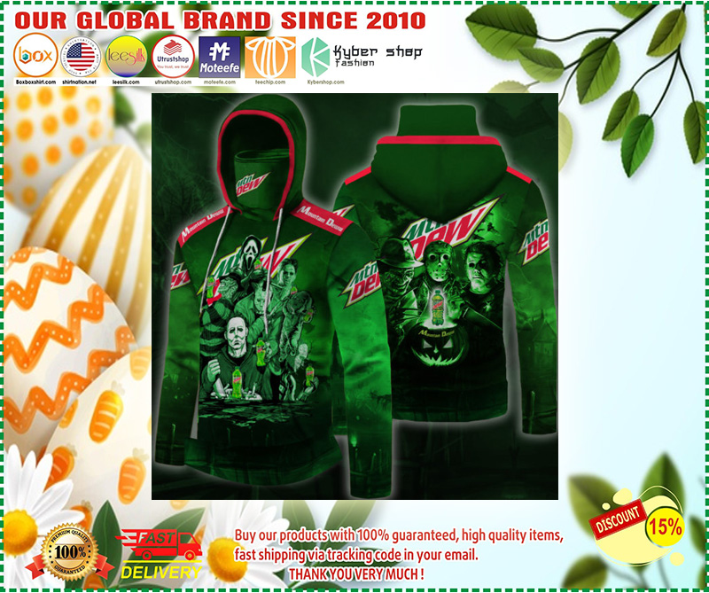 Moutain Dew Horror Hoodie With Gaiter 3d hoodie 2