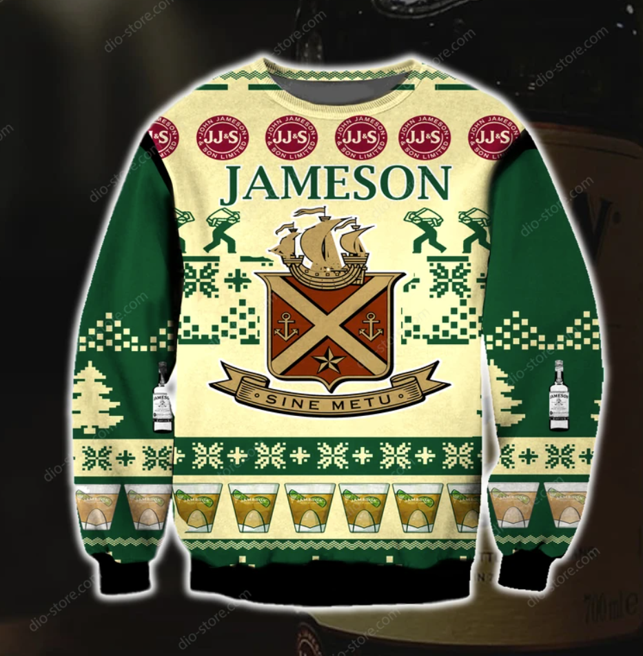 Jameson 3D ugly sweater