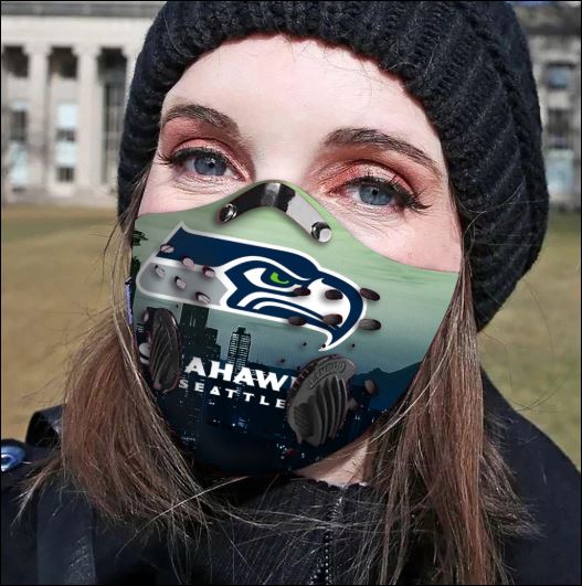 Seattle Seahawks filter activated carbon face mask