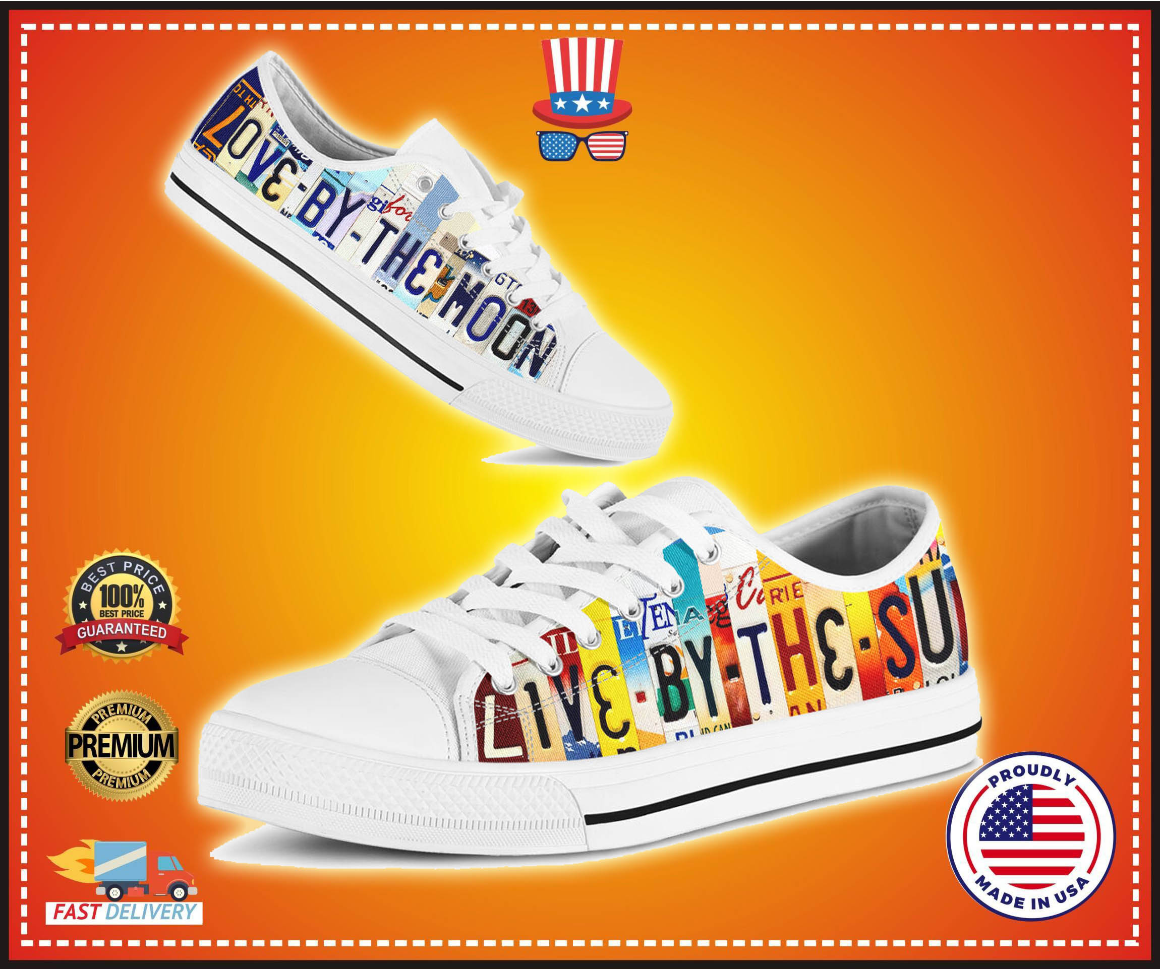 Love by the moon Live by the sun low top shoes – LIMITED EDITION