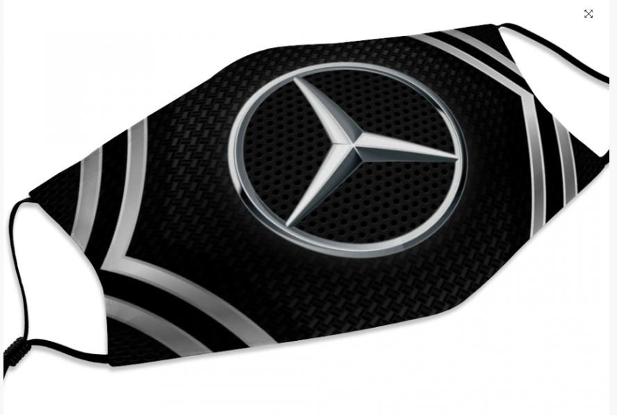 Mercedes-Benz fabric face mask