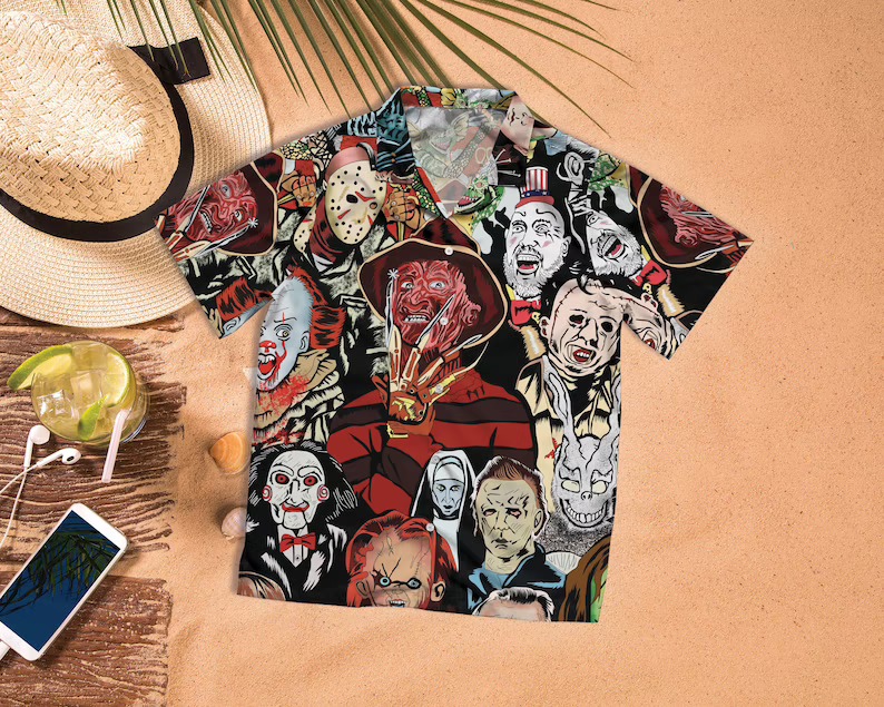 Horror Squad Tropical Hawaiian Shirt