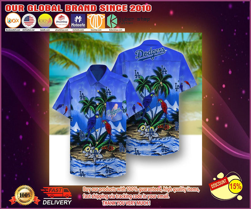 Los Angeles dodgers hawaiian shirt 1