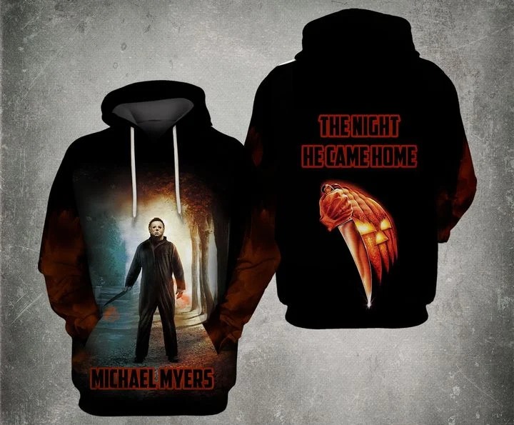 Michael myers the night he came home 3d all over print hoodie