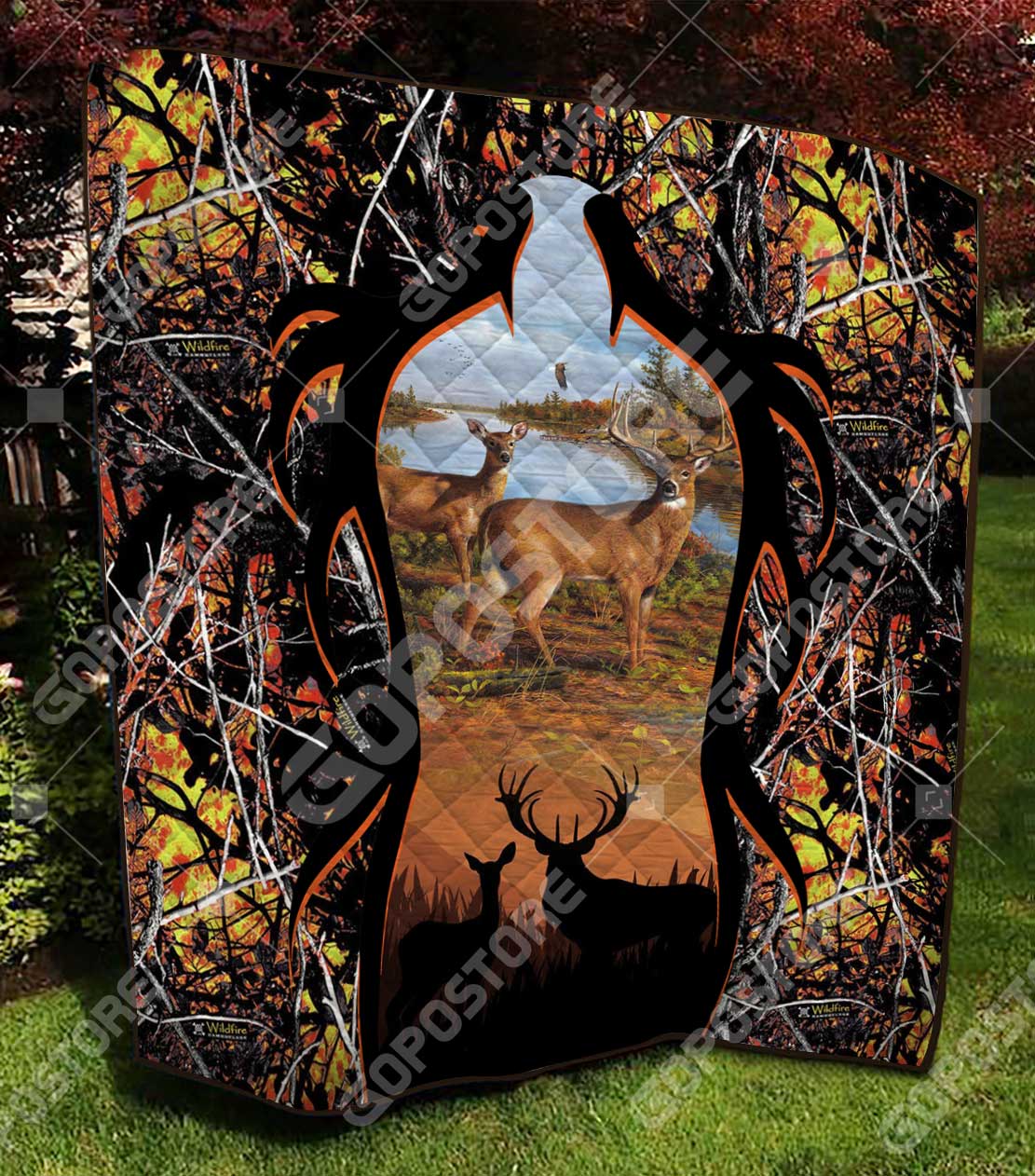 Deer hunting premium quilt 2