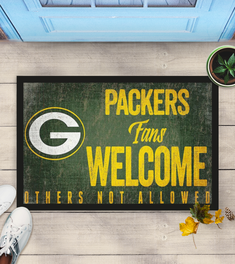Green Bay Packers fans welcome others not allowed doormat