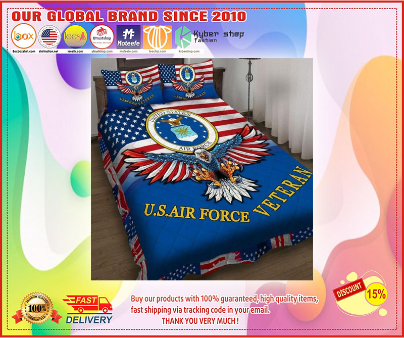 USA air force veteran quilt 1