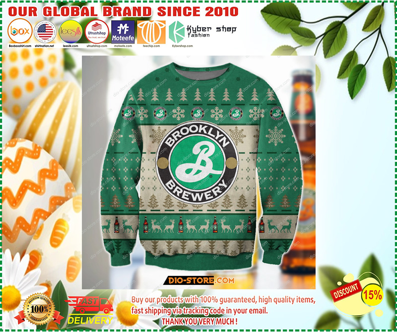 Brooklyn brewery ugly christmas sweater 1