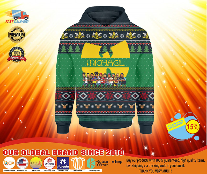 Wu tang clan custom personalized name 3d hoodie3