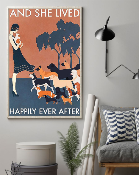 Dog and she lived happily ever after poster1