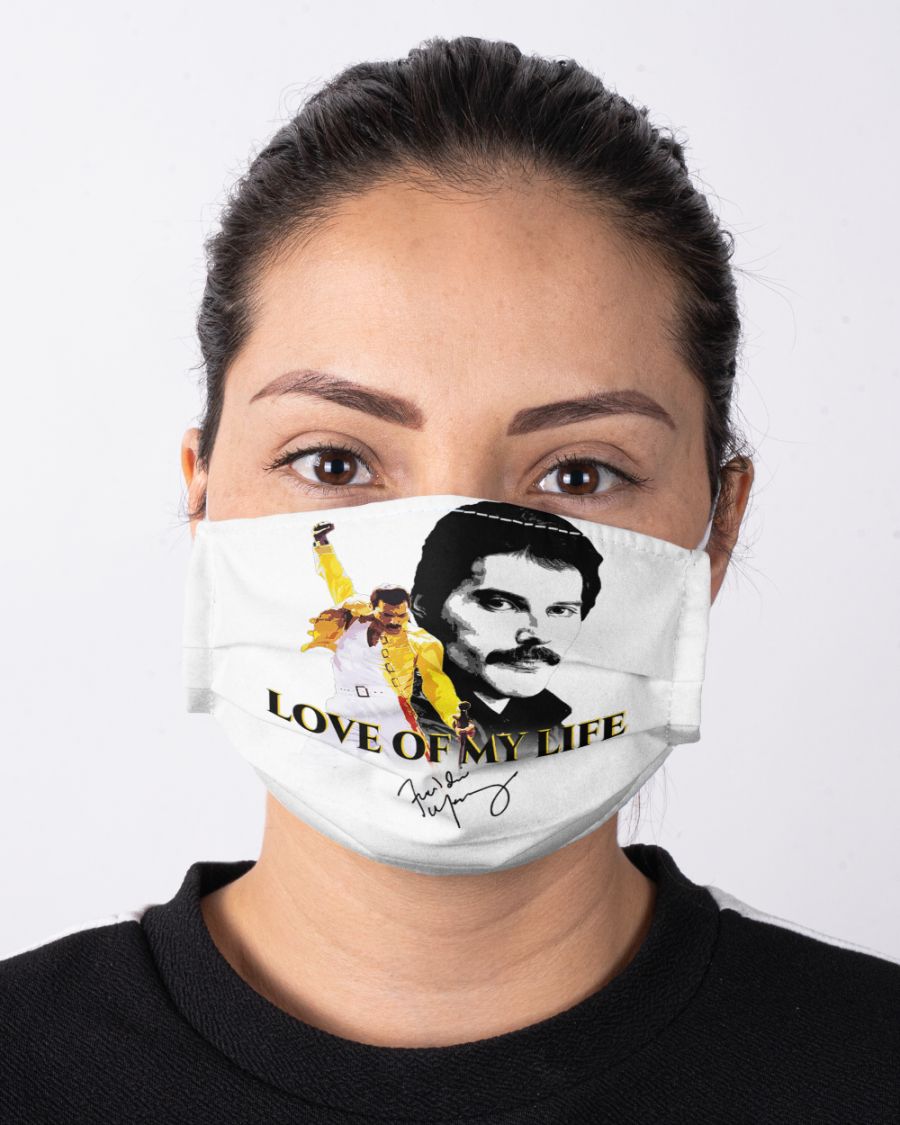 Freddie mercury love of my life signature face mask - pic 2
