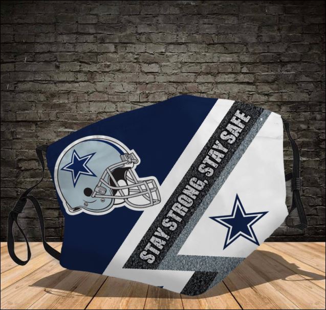 Dallas Cowboys stay strong stay safe face mask
