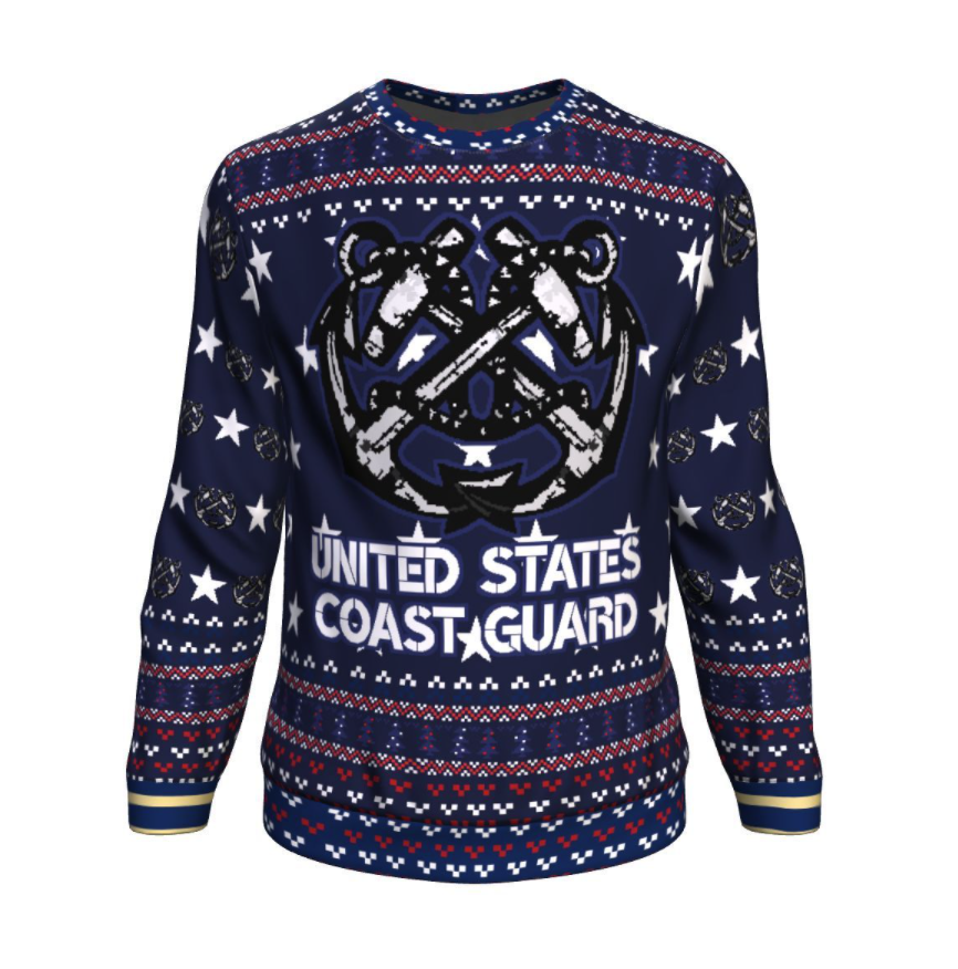 United States coast guard ugly sweater