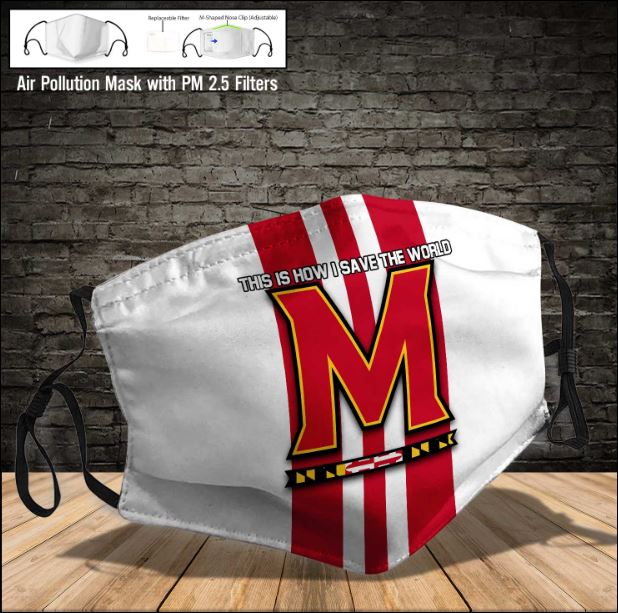 Maryland Terrapins face mask