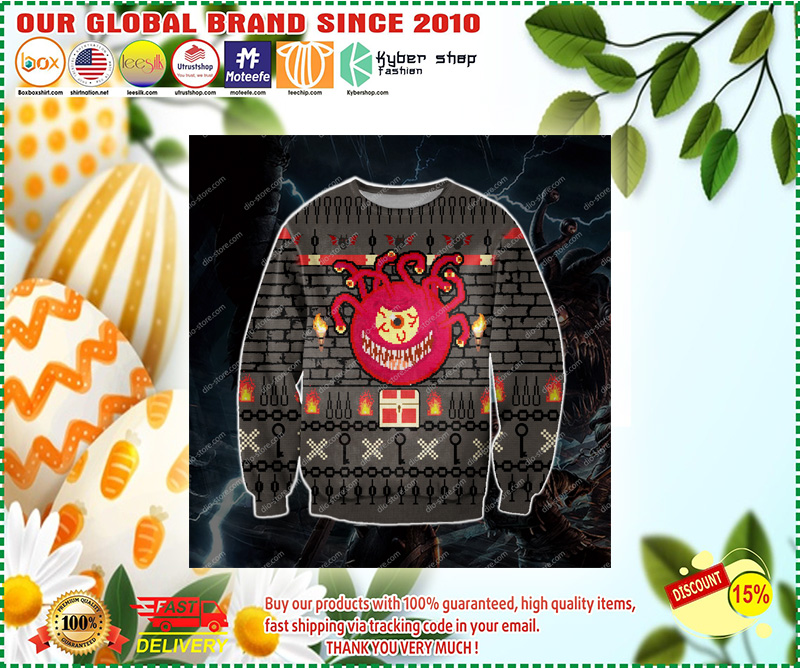 BEHOLDER UGLY CHRISTMAS SWEATER 1