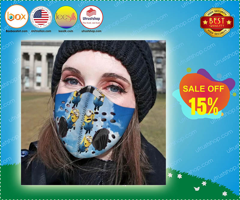 Minions filter face mask 1