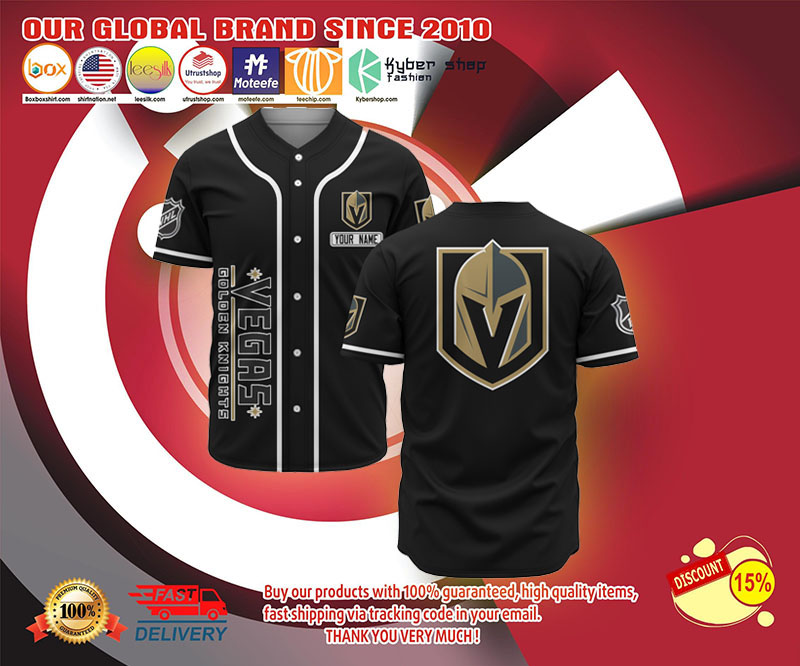 Vegas Golden Knights baseball jersey shirt 4