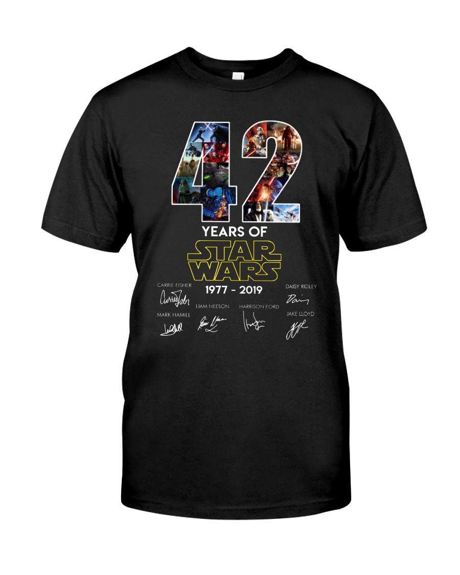 42 Years Of Star Wars 1977 2019 shirt