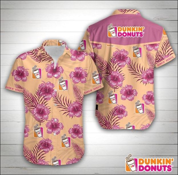 Dunkin donuts' hawaiian shirt
