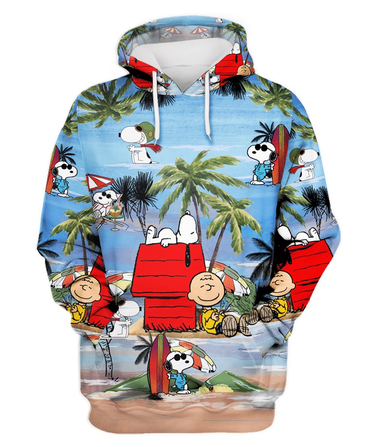 Snoopy summer time 3d hoodie