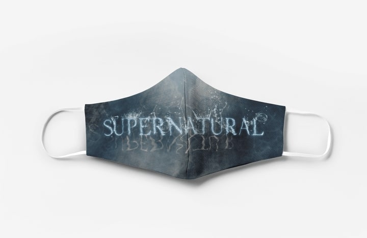 Supernatural tv show full printing face mask