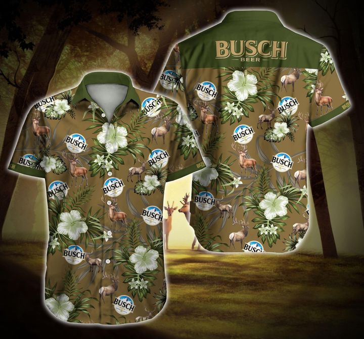 Busch beer deer hawaiian shirt – LIMITED EDITION