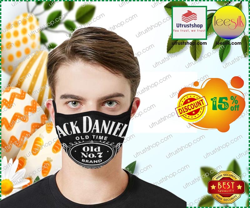 Jack Daniels cloth fabric face mask - LIMITED EDITION