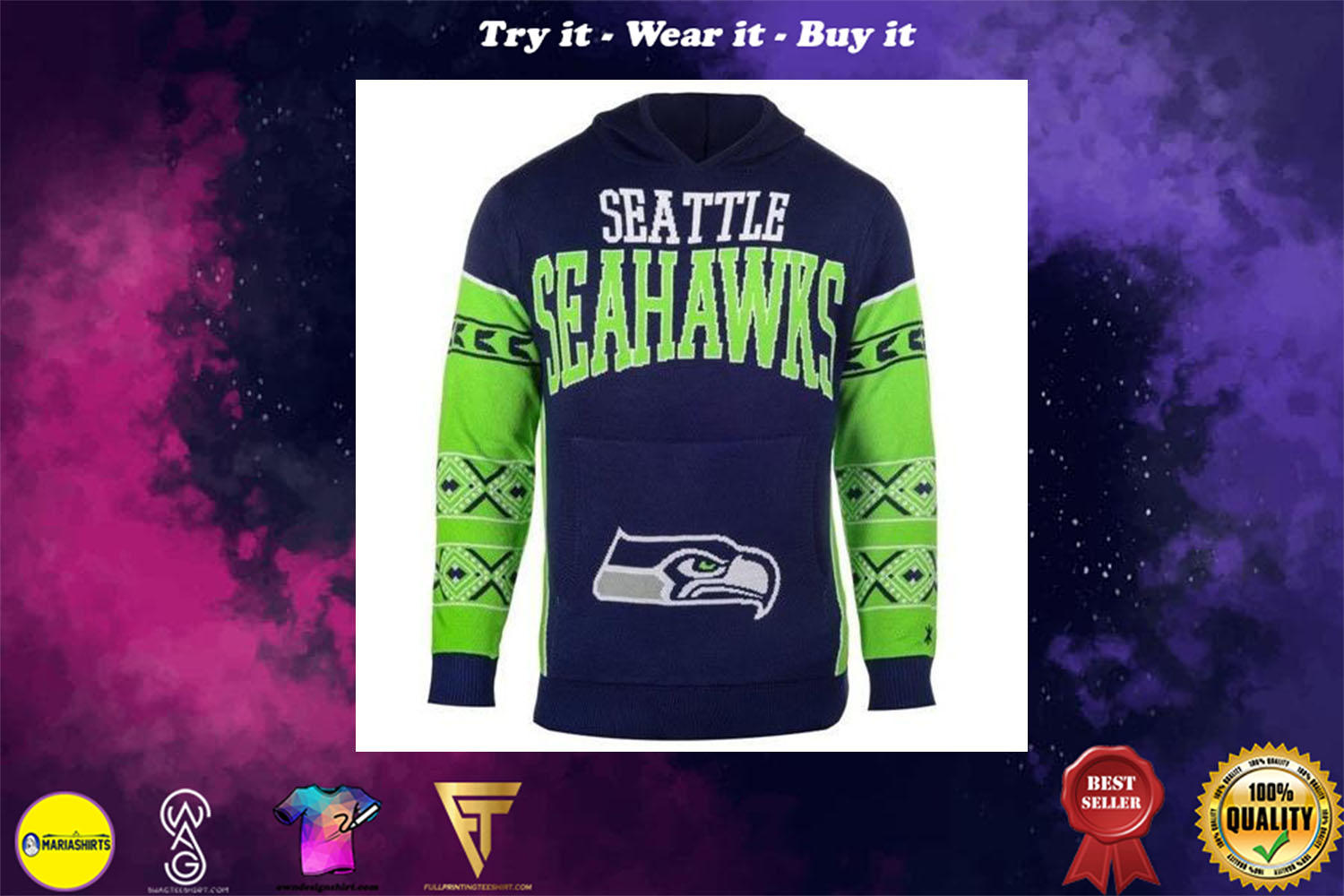[special edition] the seattle seahawks full over print shirt – maria
