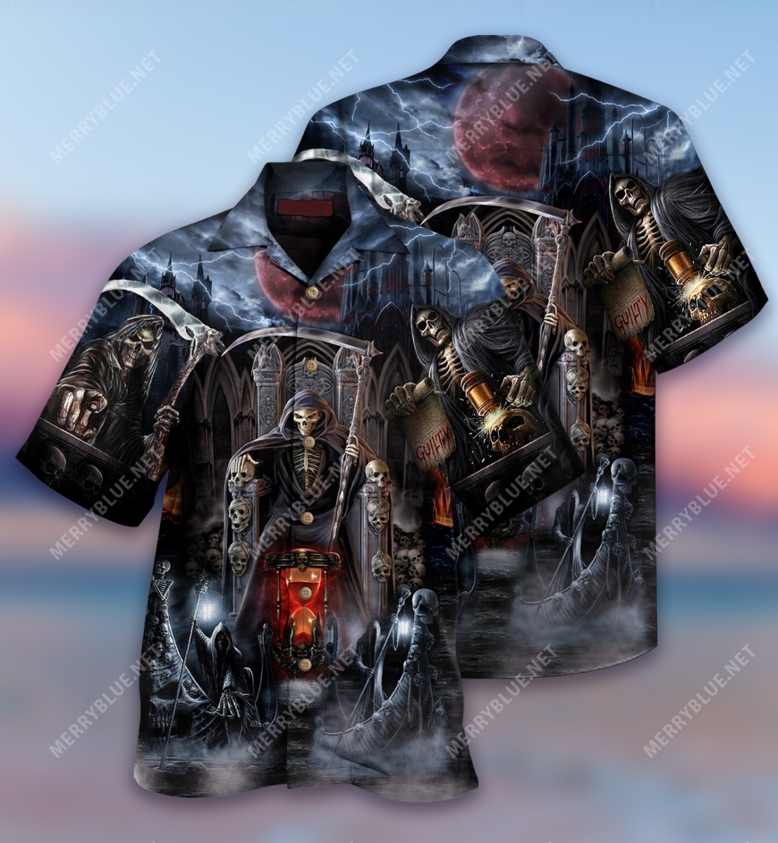 Skull and death will have his day short sleeve shirt