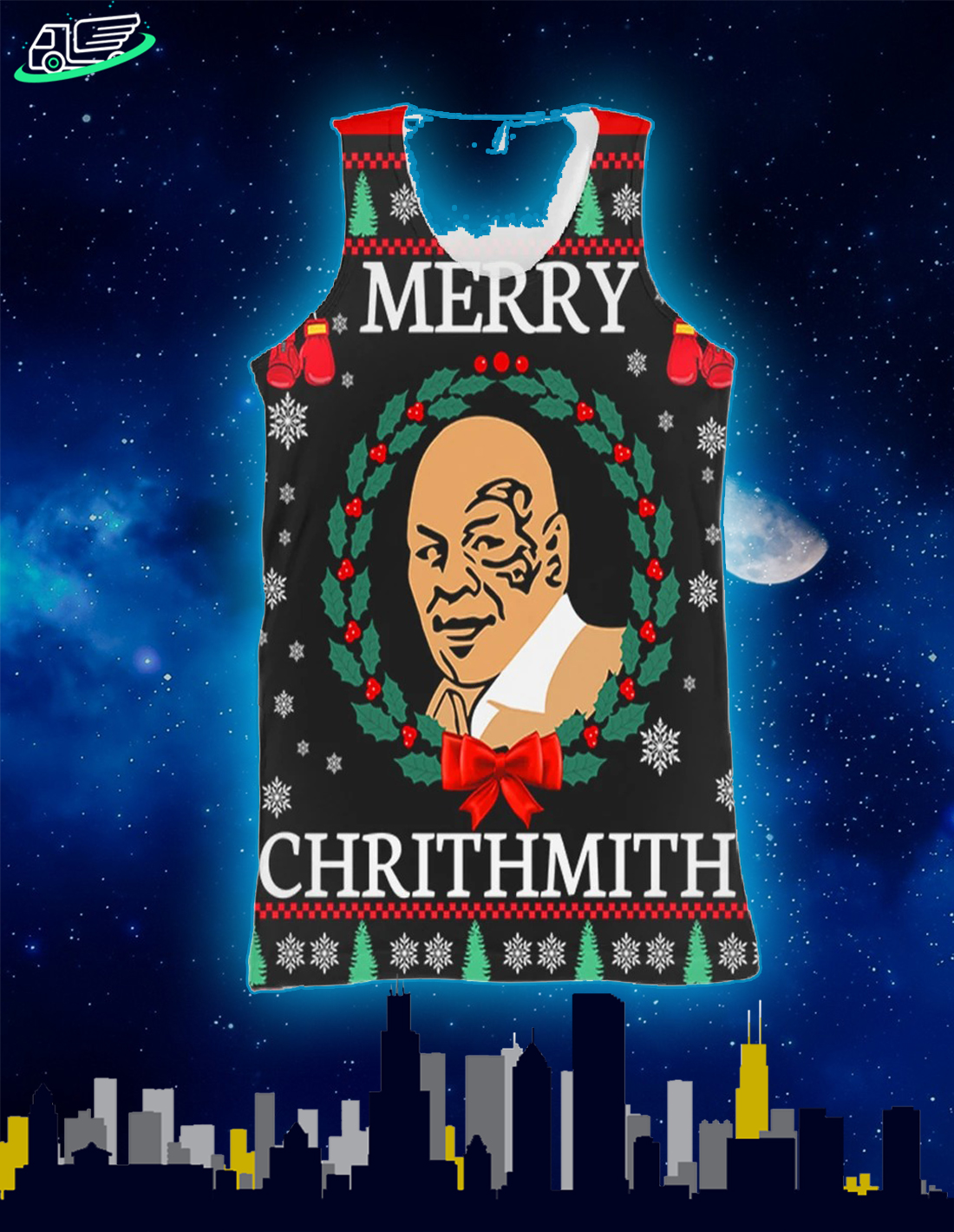 Mike Tyson merry chrithmith christmas sweater and hoodie