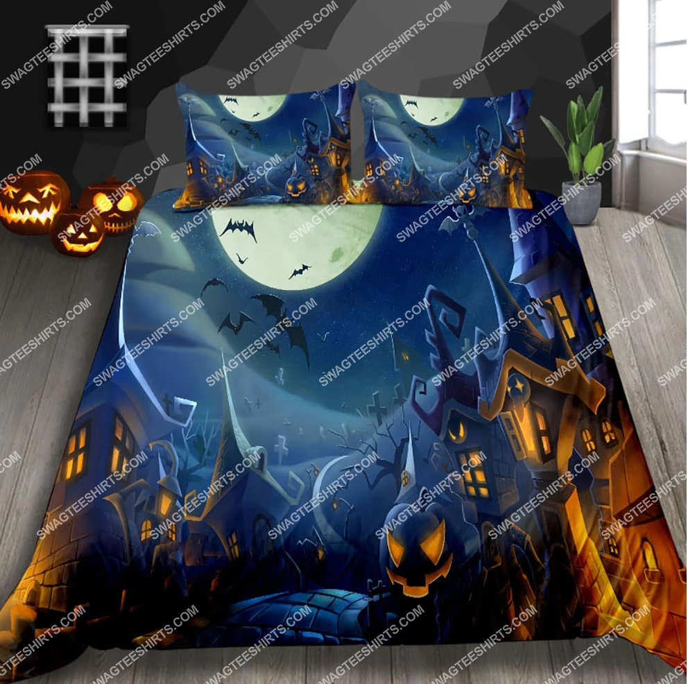 [special edition] Horror kingdom and halloween night full printing bedding set – maria