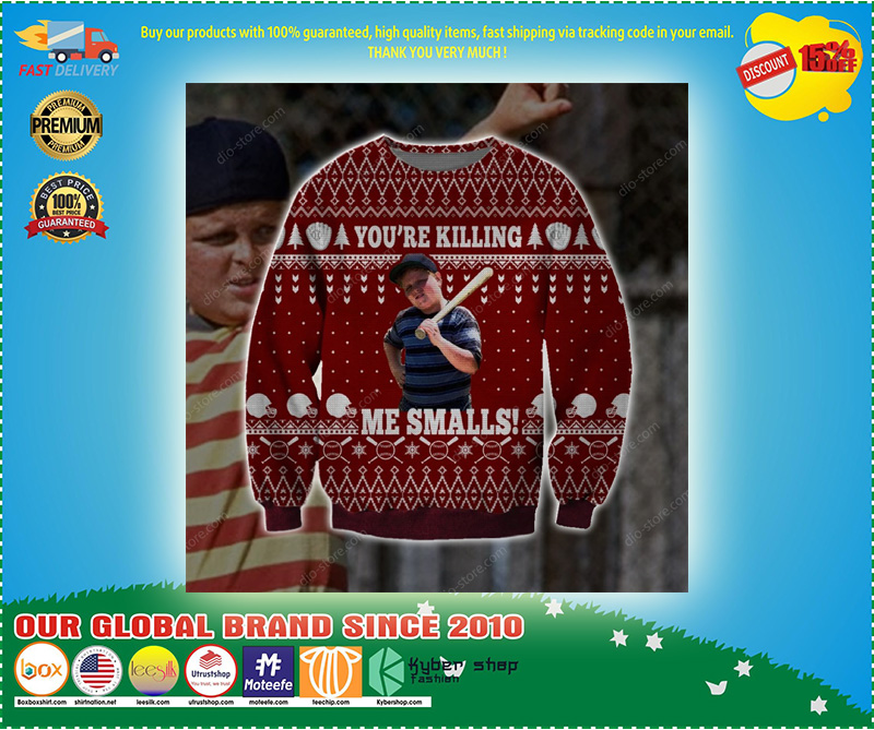 You're killing smalls knitting ugly christmas sweater 1