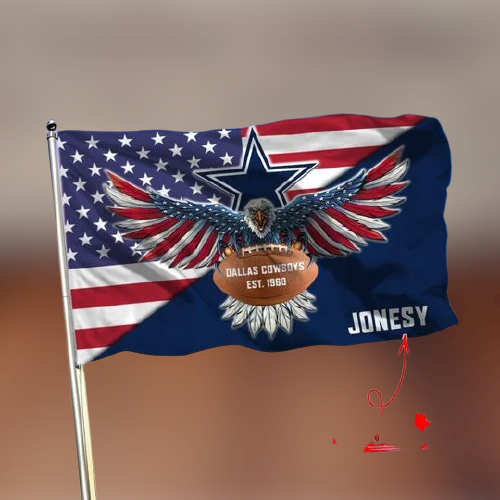 17-Dallas Cowboys American Football Custom Name Flag (3)