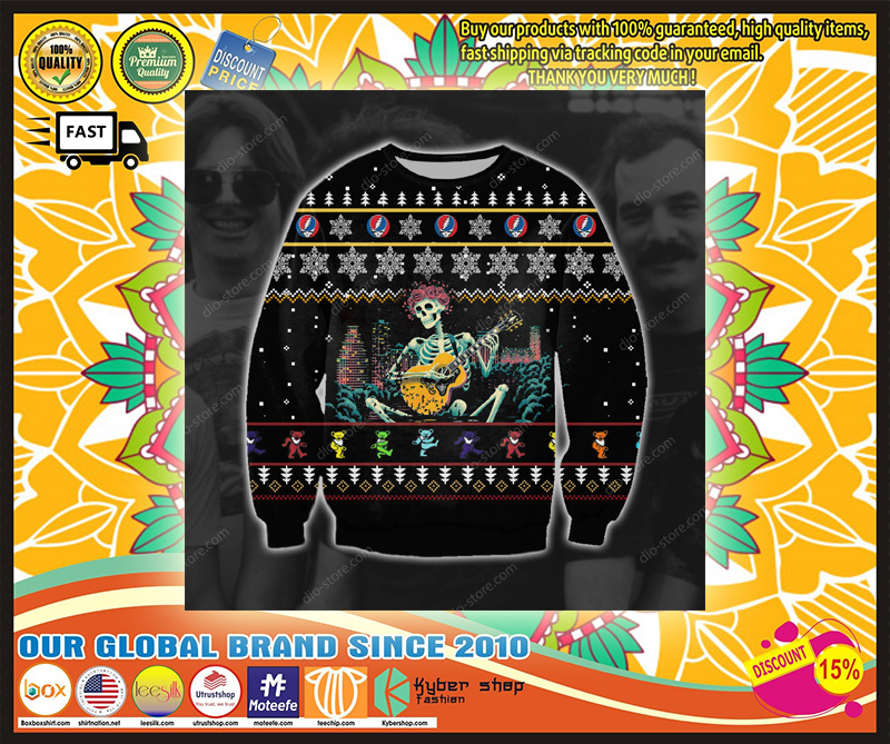 GRATEFUL DEAD UGLY CHRISTMAS SWEATER 3