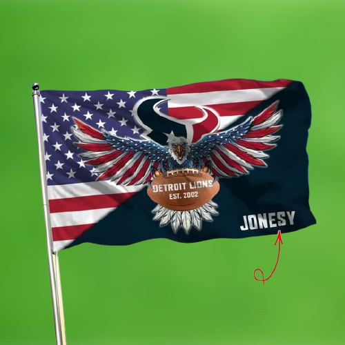 24-Houston Texans American Football Custom Name Flag (2)