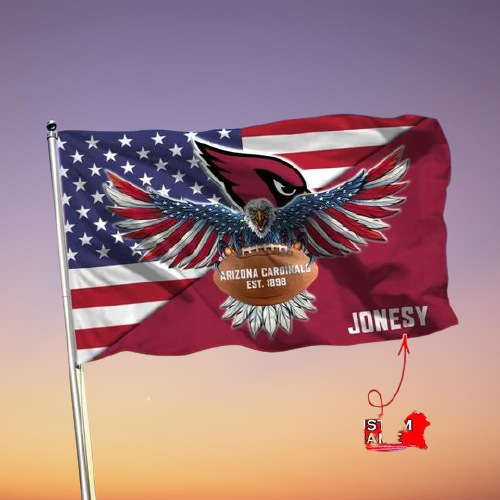 3-Arizona Cardinals American Football Custom Name Flag (1)