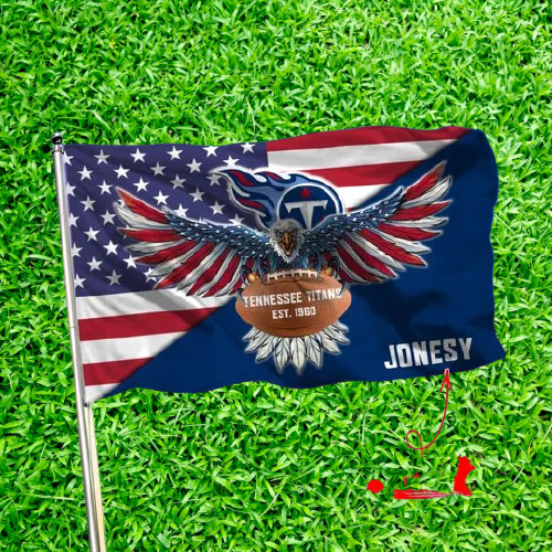 5-Tennessee Titans American Football Custom Name Flag (2)